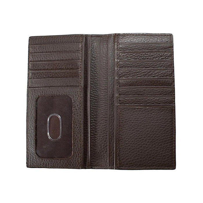 3D Checkered Card Suits - Men's Rodeo Wallet