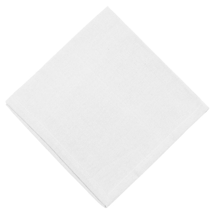 Bianco tinta unita - Set 2 Tovaglioli