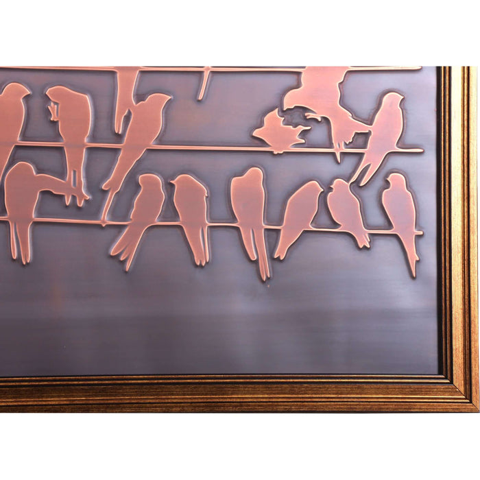 Birds Flock Copper Wall Art - Artwork available at Dekadron for $79.90