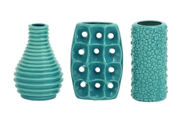 Blue Ceramic Modern Vase