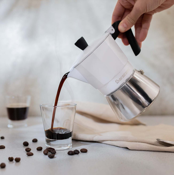 Caffettiera - Ibrida bianca