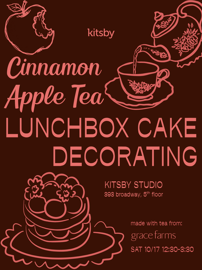 Cinnamon Apple Tea Lunchbox Cake Decorating