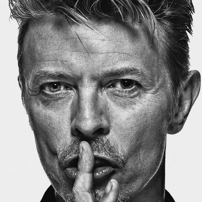 David Bowie Shush Canvas Wall Art Print - SharpWallArts