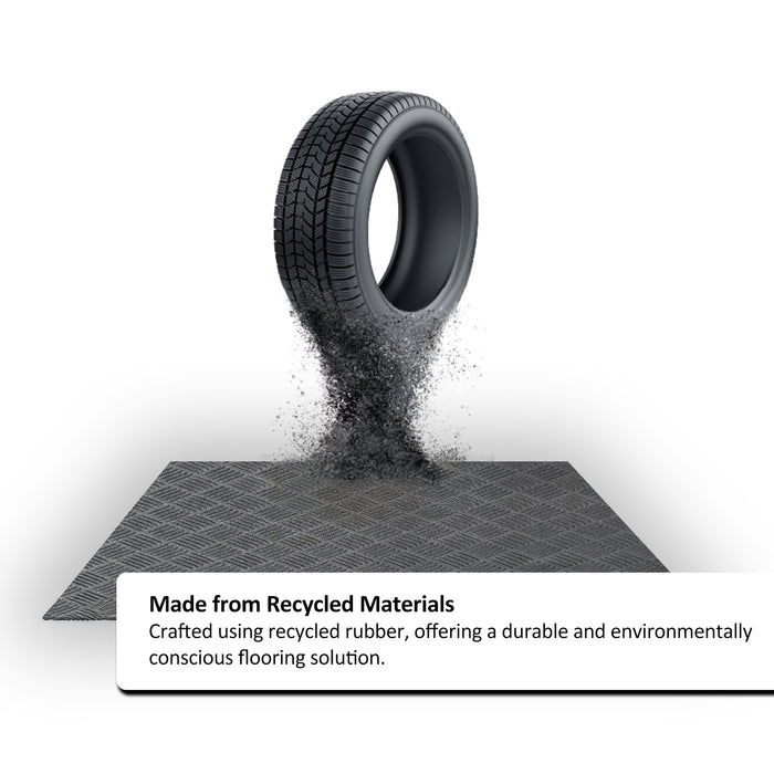Deckplate Low Profile Rubber Commercial Entrance Mat
