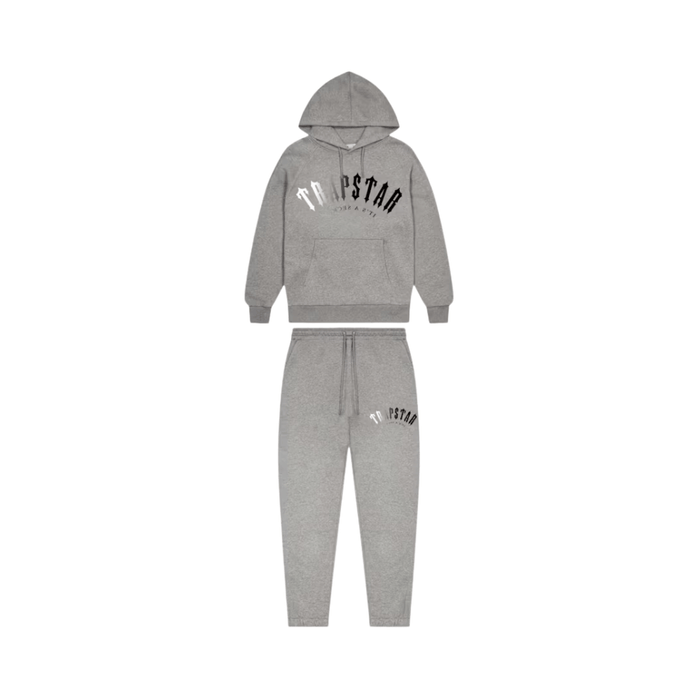 Dres Trapstar Irongate Arch Tracksuit Grey Black TRAPSTAR Dresy