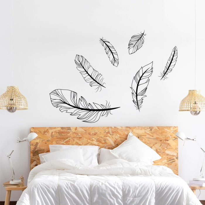 Feathers Metal Wall Art - Decor available at Dekadron for $99.90