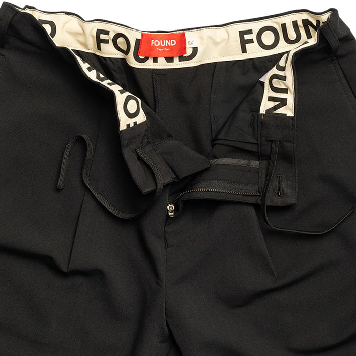 Found - Pleated Pants (Black)
