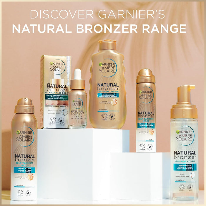 Garnier Ambre Solaire Natural Bronzer Medium Self-Tan Body Mist 150ml