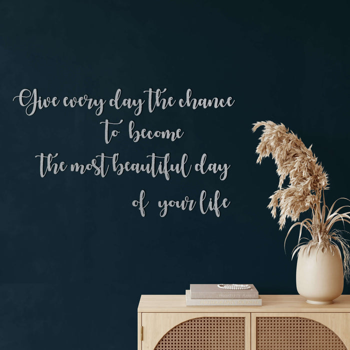 Give Every Day Metal Wall Art - Decor available at Dekadron for $99.90