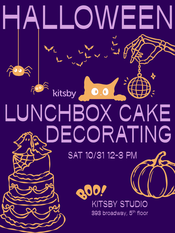 Halloween Lunchbox Cake Decorating