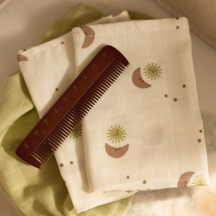 Jollein – Muslin Mouth Cloths 31 x 31cm – Over the Moon (3 Pack) - Mabel & Fox