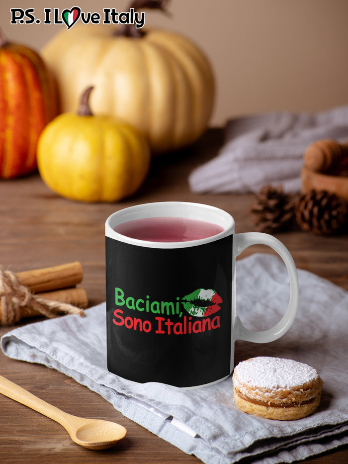 Kiss Me I'm Italian Mug