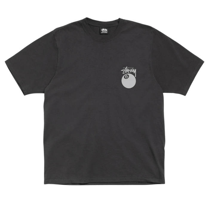 Koszulka Stussy 8 Ball Tee Pigment Dyed Faded Black STUSSY Koszulki