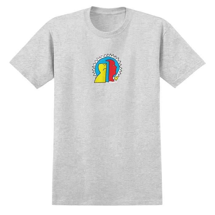 Krooked - Mad Back Fill Tee (Ash/Multi)