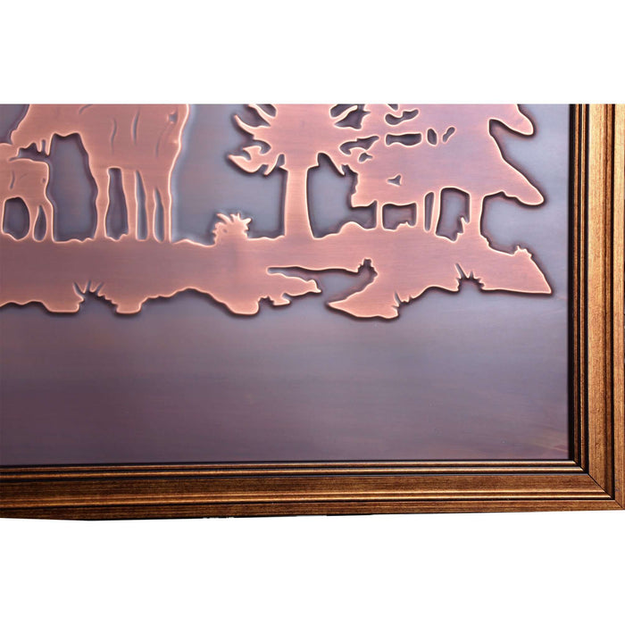 Mosses Family Copper Wall Art - Artwork available at Dekadron for $79.90