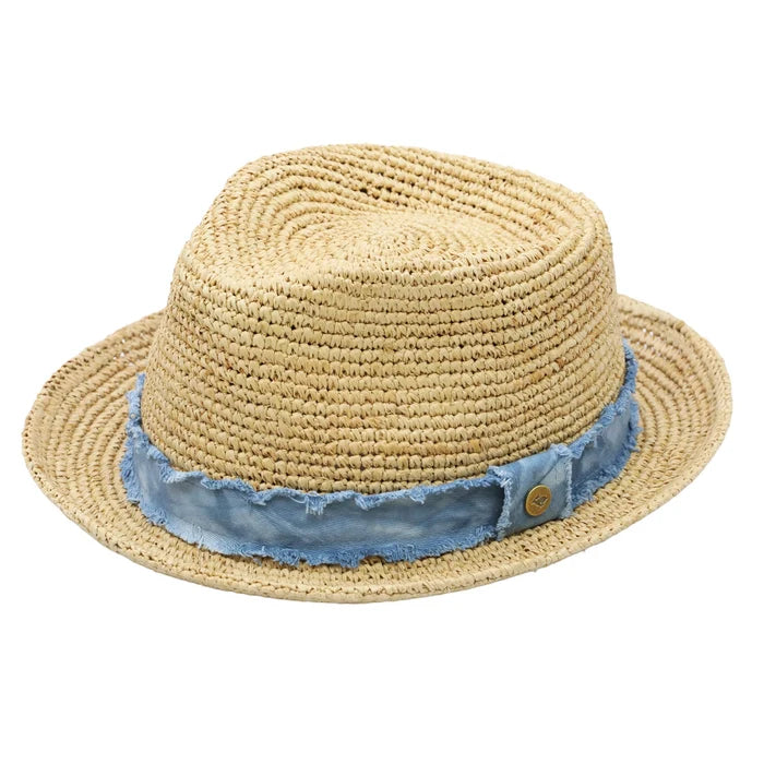 Peter Grimm Paulo - Straw Fedora Hat