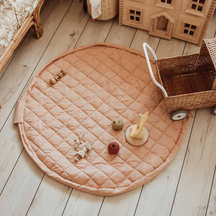 Play & Go - Soft Organic Playmat - Fleuri - Mabel & Fox