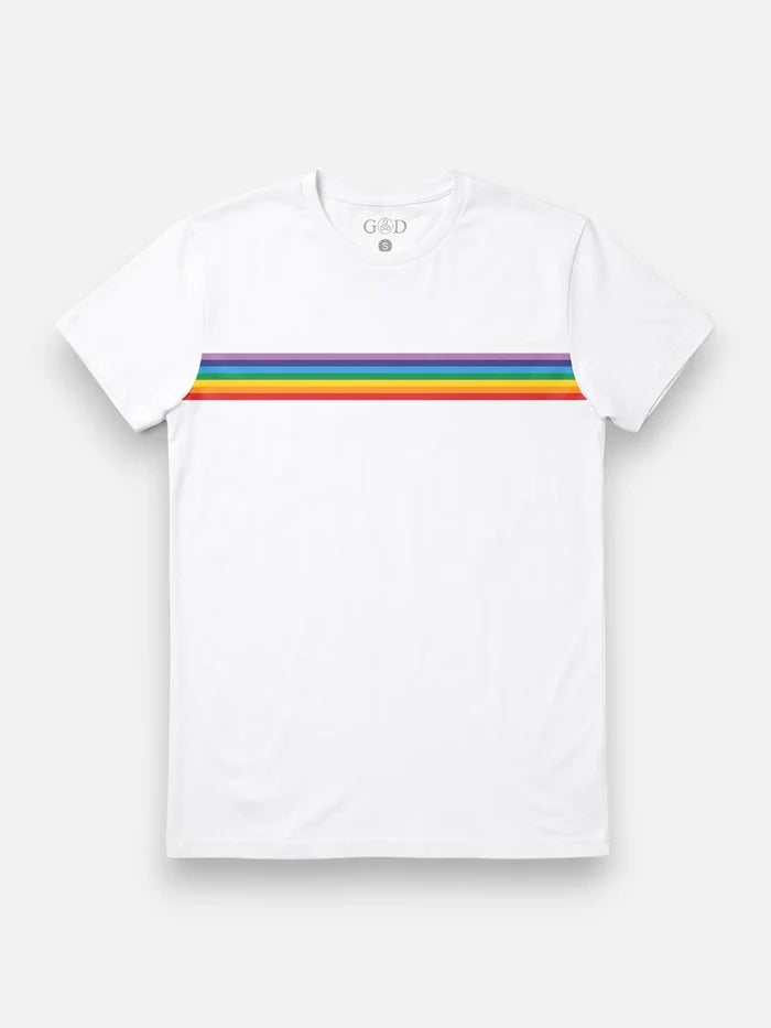 Remera Good Rainbow Blanco