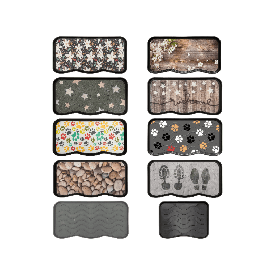 Shoes, Boots & Wellies Tray - Stones