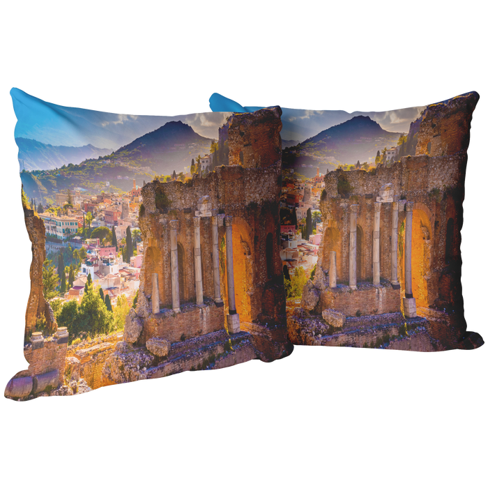Sicily Decorative Throw Pillow Set (Pillow Cover and Insert)