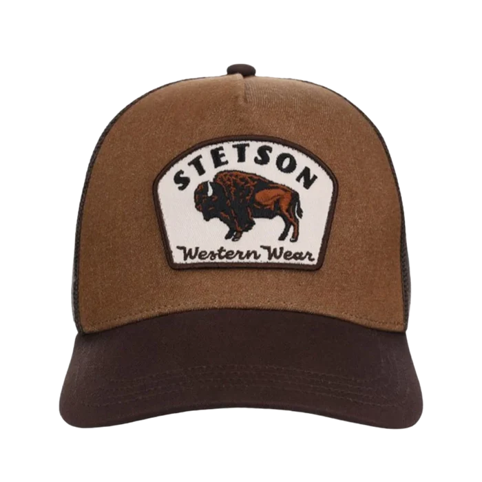 Stetson Western Wear Bison (Brown) - Trucker Cap