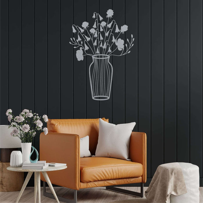 Vase Metal Wall Decor - Decor available at Dekadron for $79.90