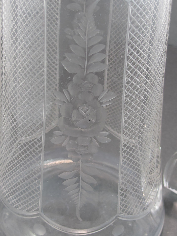 Westmoreland Glass Antique cut & engraved glass Decanter
