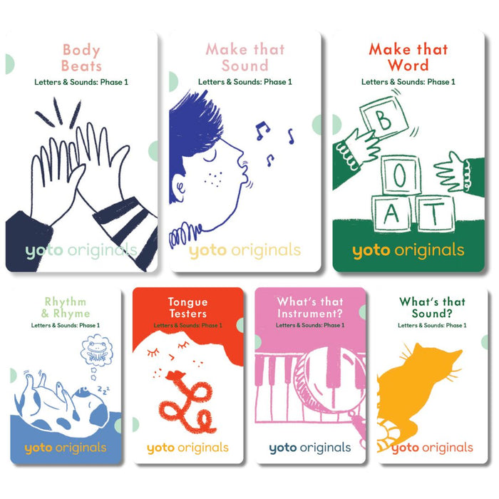 Yoto - Yoto Card Collection - Phonics: Letters & Sounds: Phase 1 - Mabel & Fox