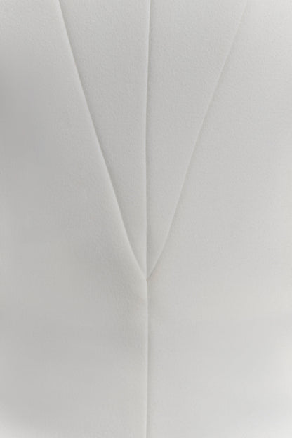 Kalila Strapless Crepe Maxi Dress - White