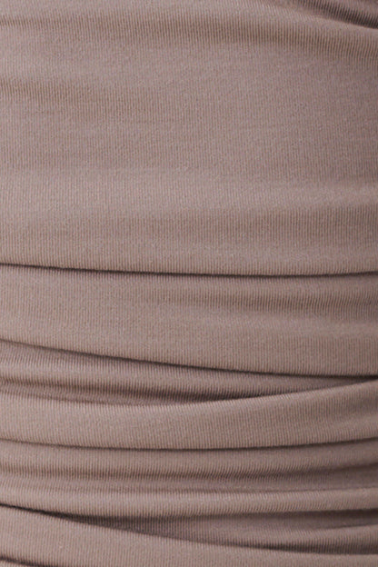 Peregrine Modal Gathered Halter Top - Neutral