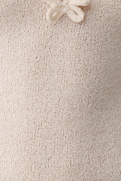 Rachael Knit Midi Dress - Nude