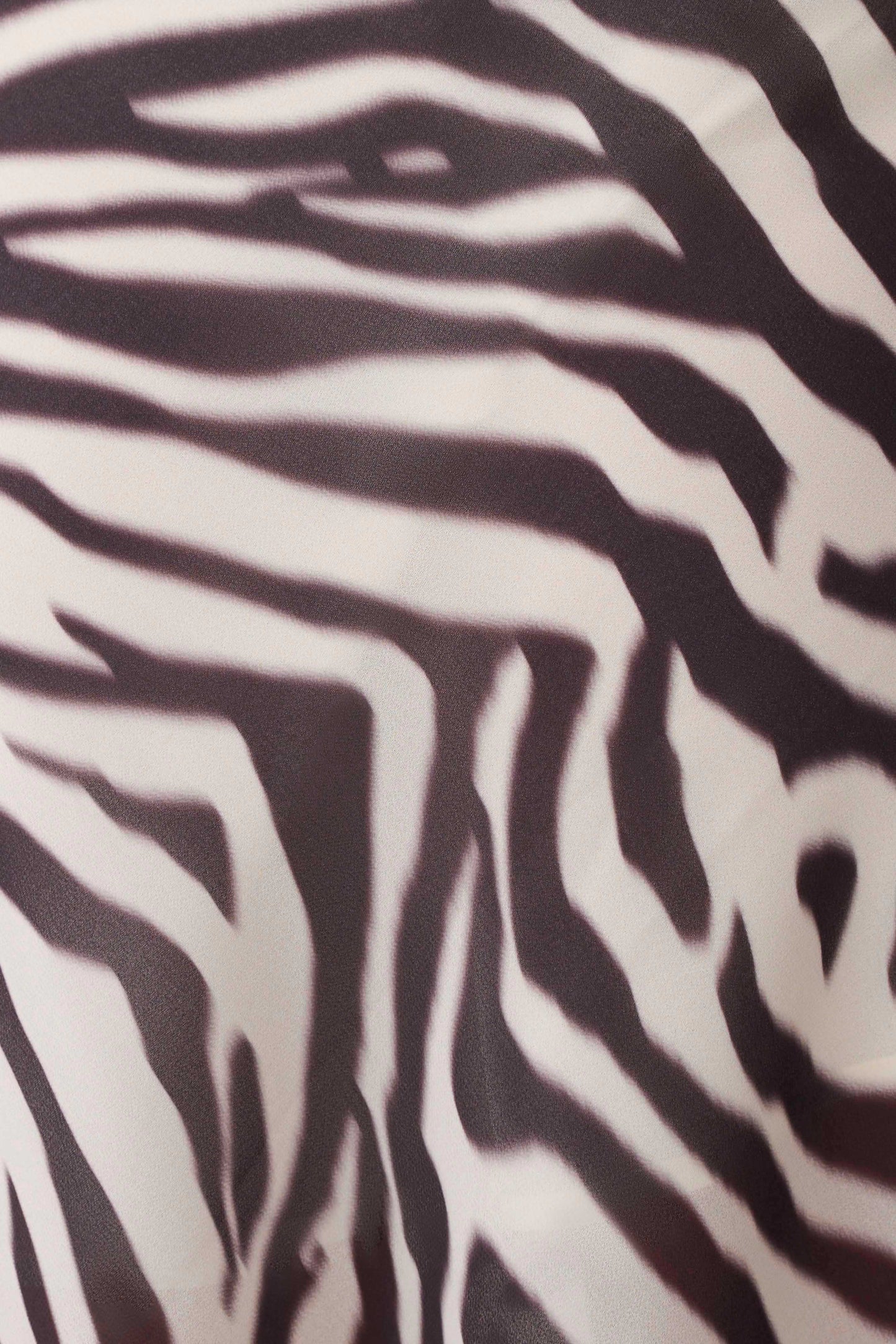 Lana Chiffon Midi Skirt - Abstract Zebra Print