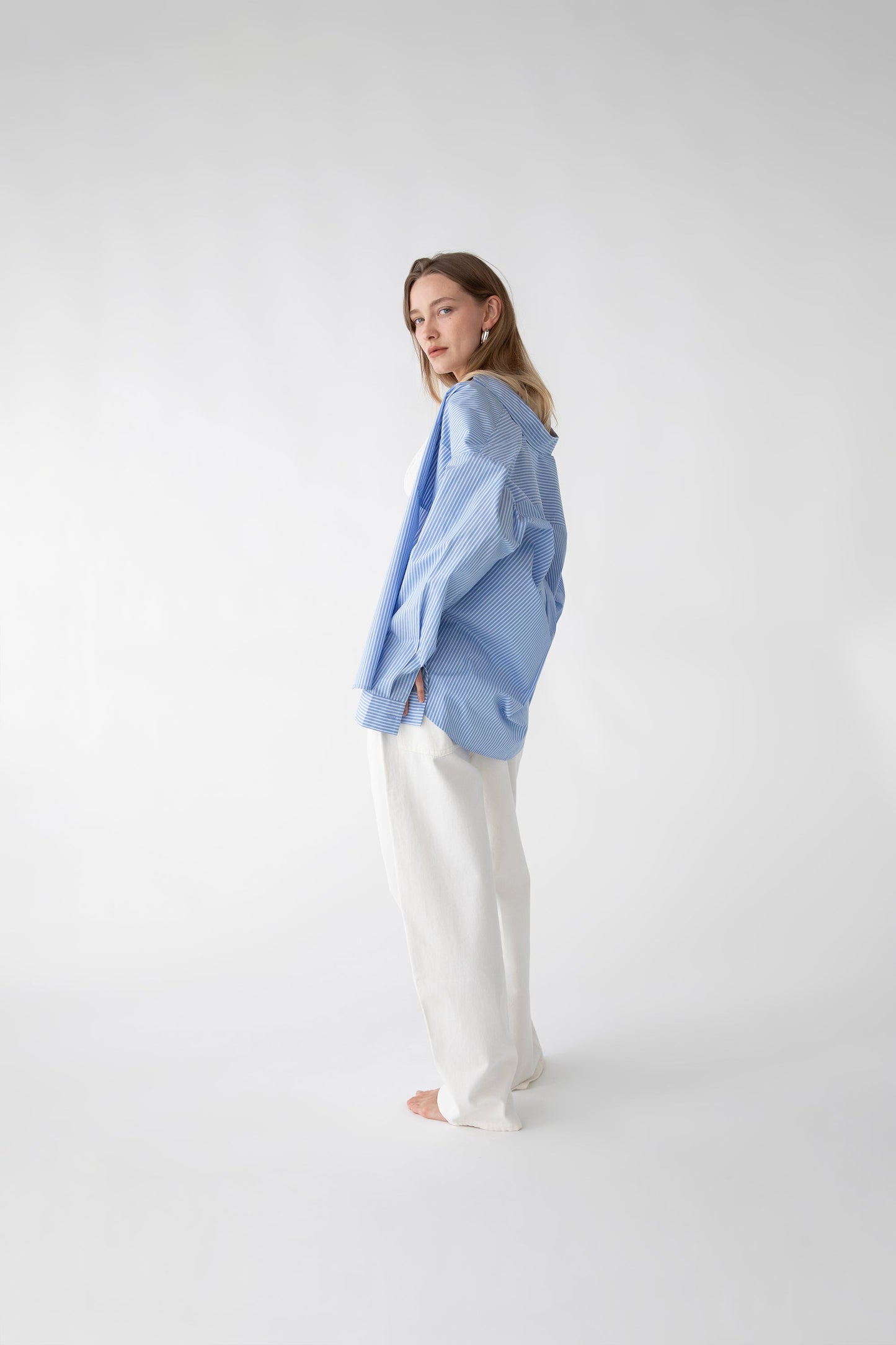 STRIPED COTTON POPLIN SHIRT