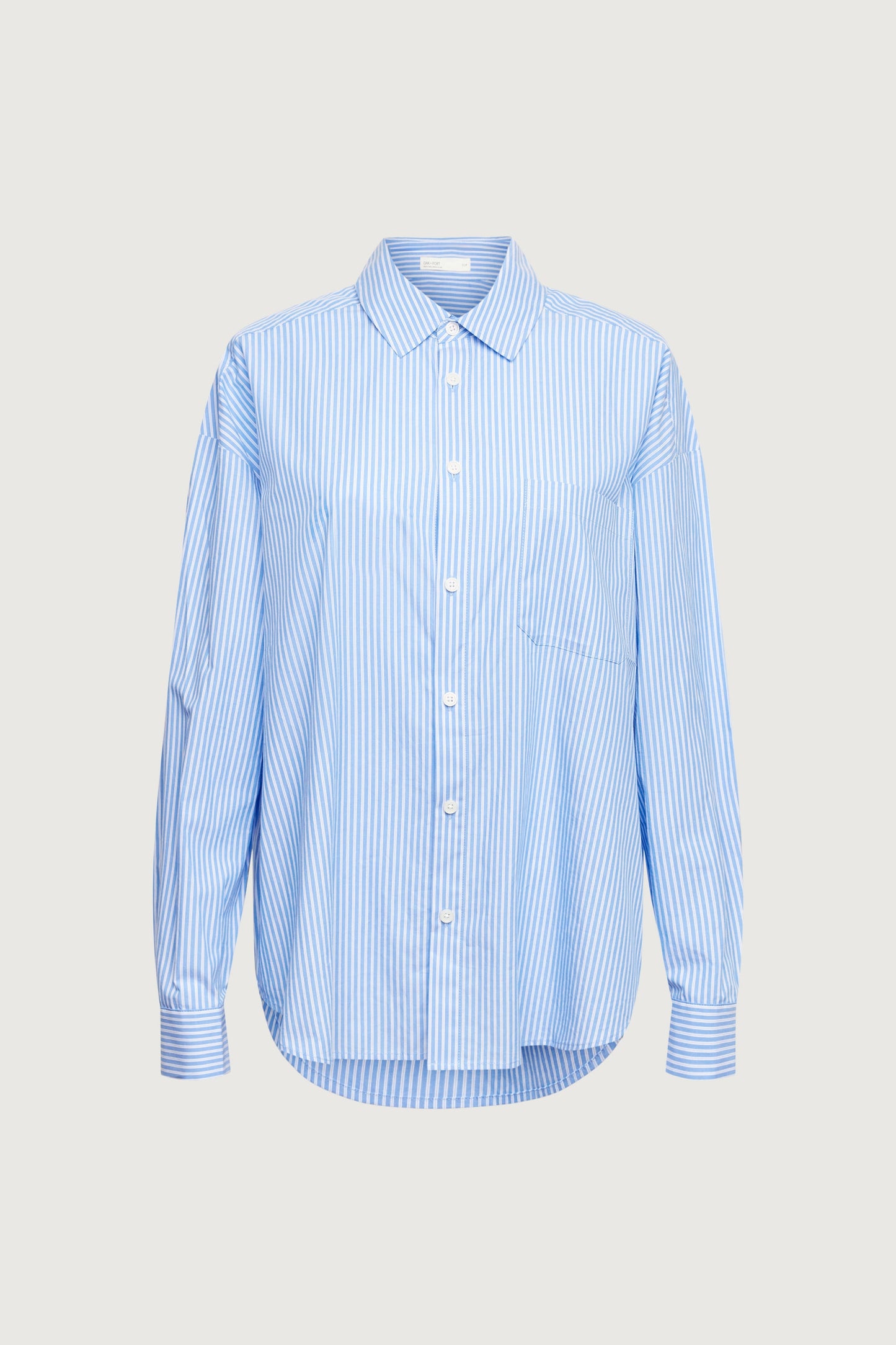 STRIPED COTTON POPLIN SHIRT