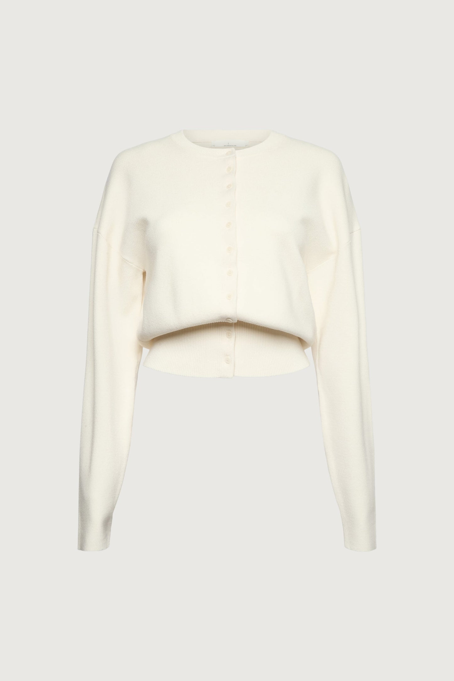 CINCHED WAIST BUTTON FRONT CARDIGAN