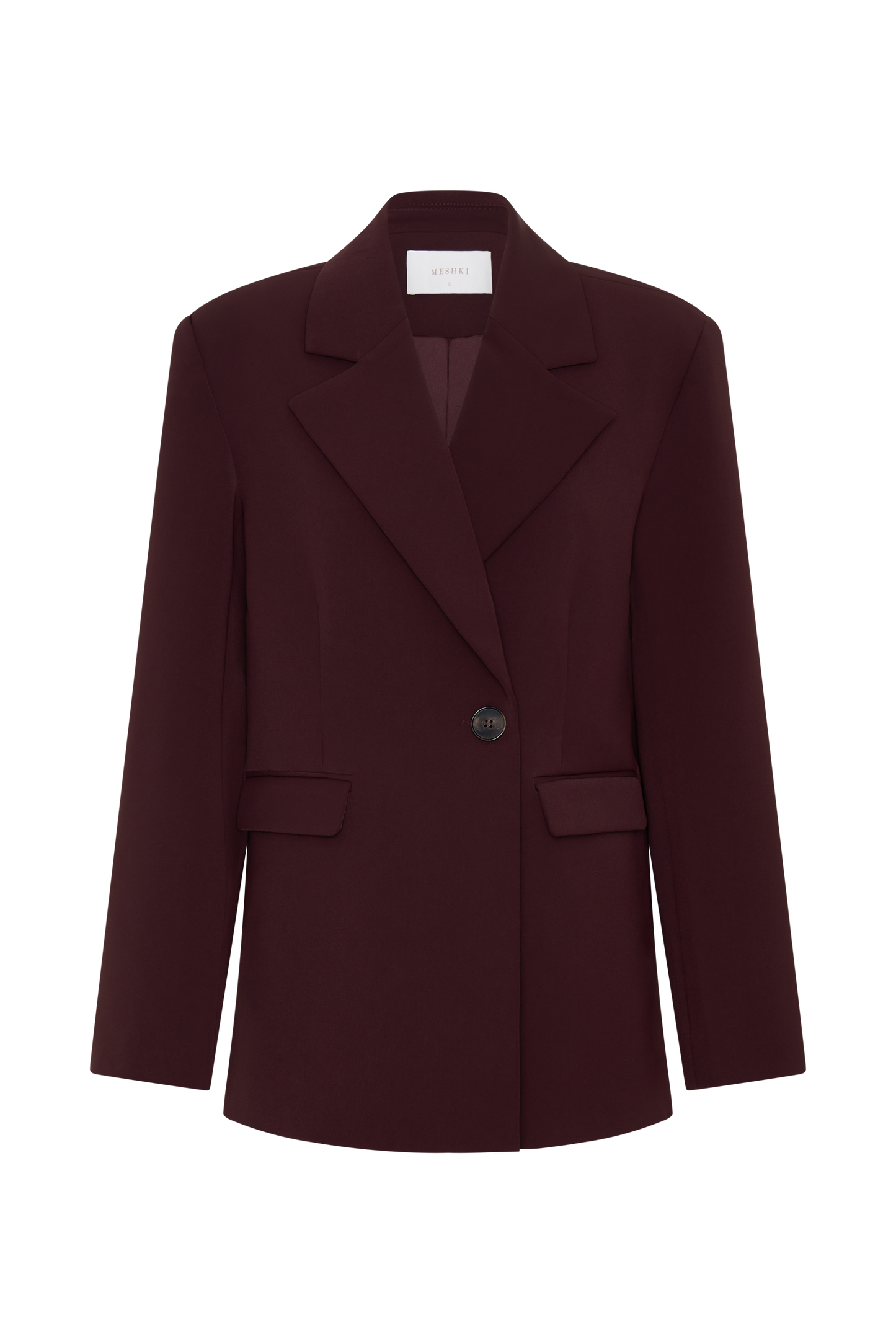 Mateo Oversized Blazer - Mahogany