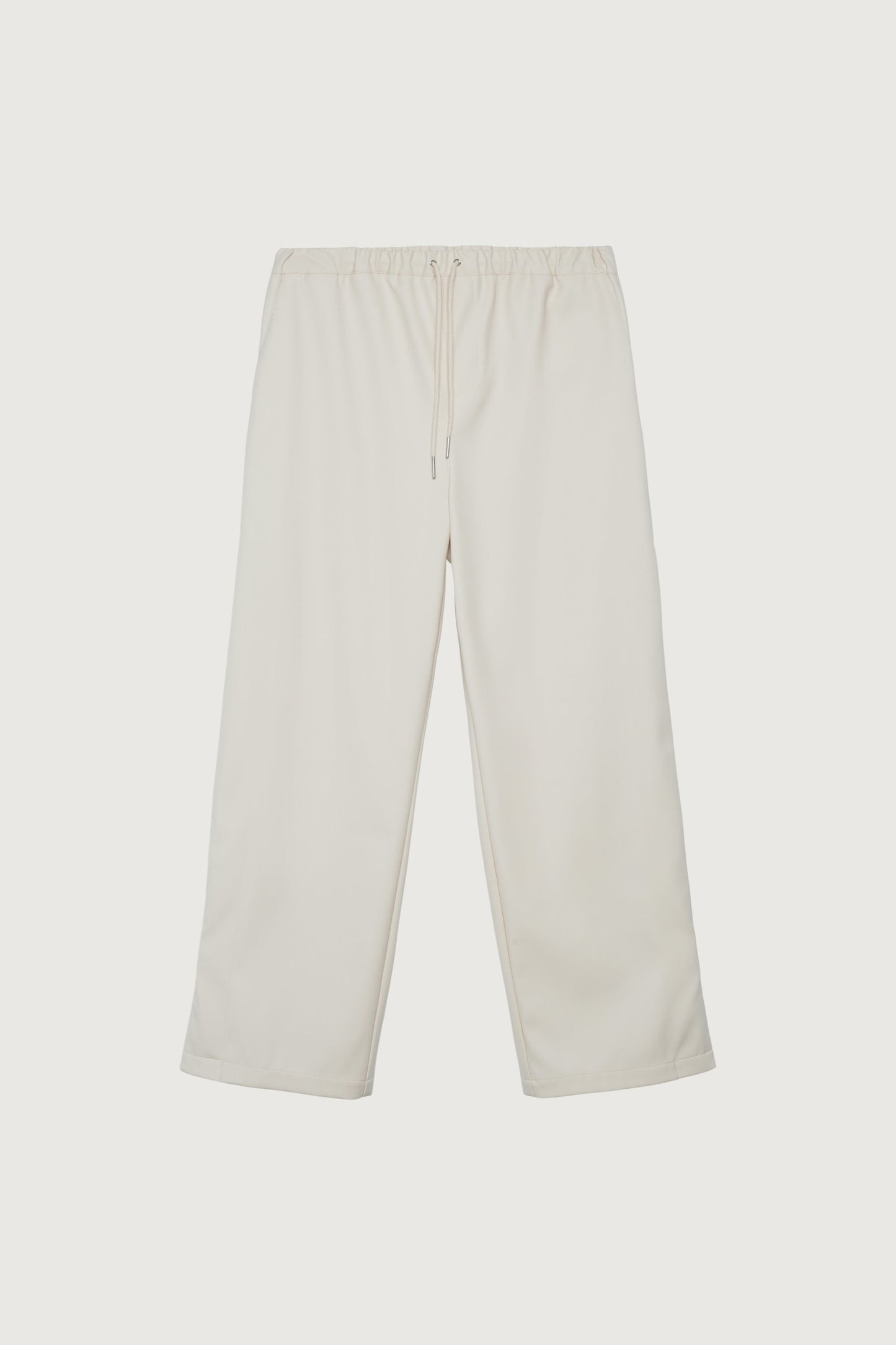 ELASTIC WAIST NYLON PANT