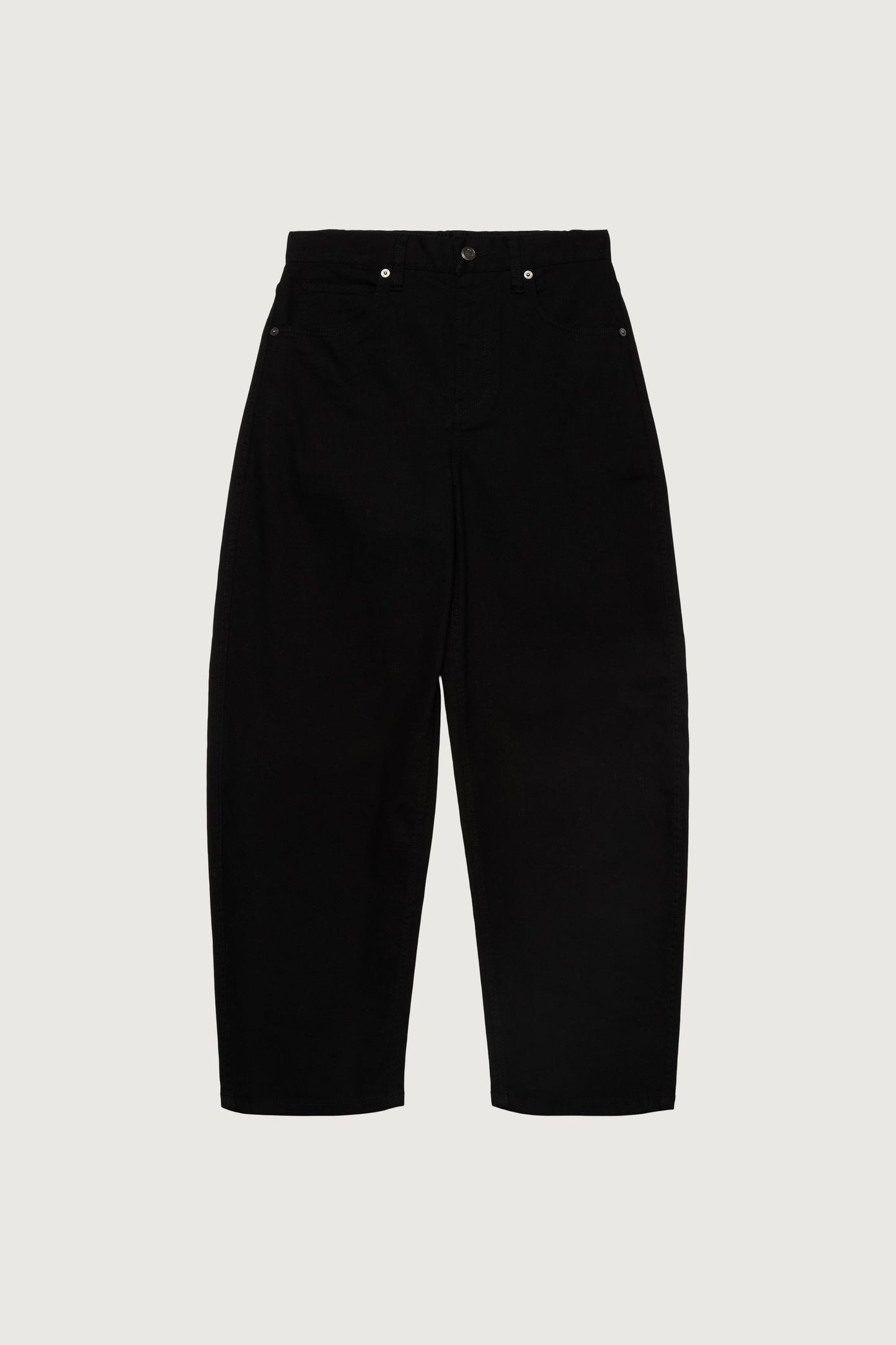 REGULAR LENGTH TWILL BARREL LEG PANT