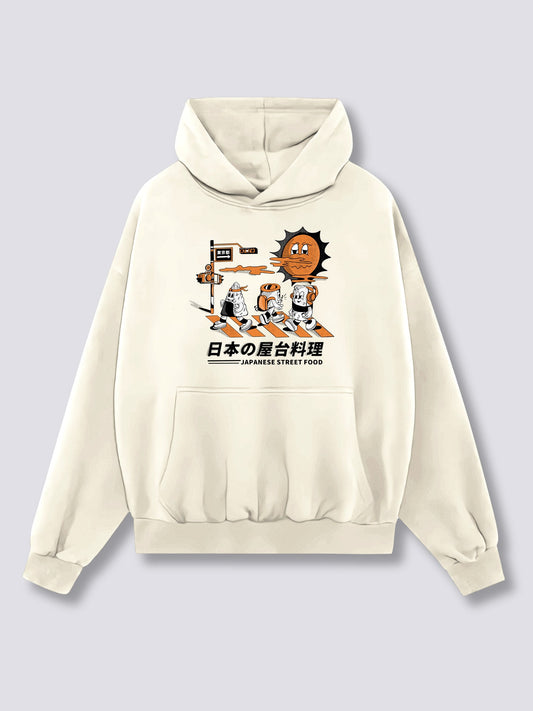 Front Print - Street Food Hoodie