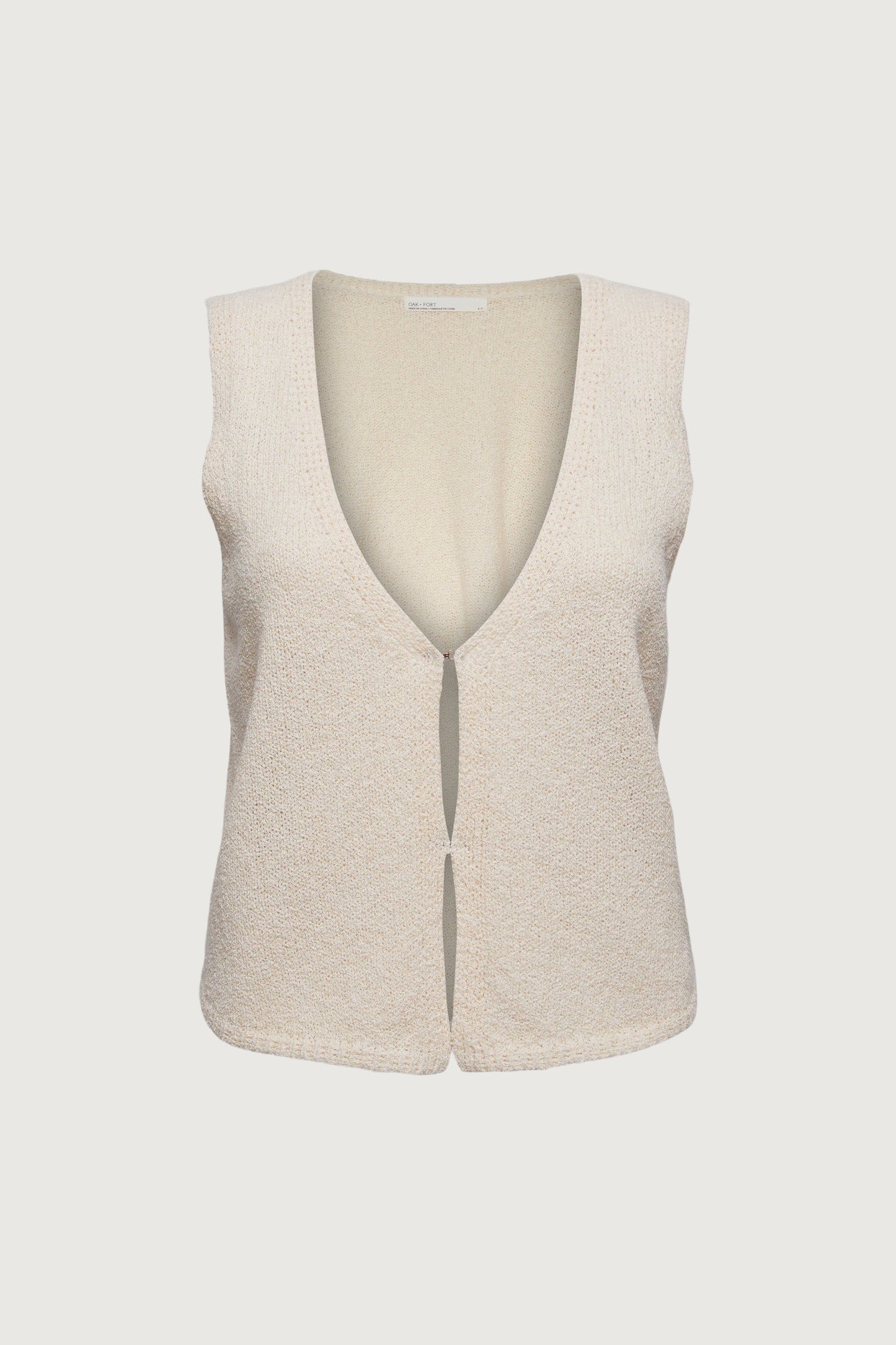 OPEN FRONT KNIT TANK