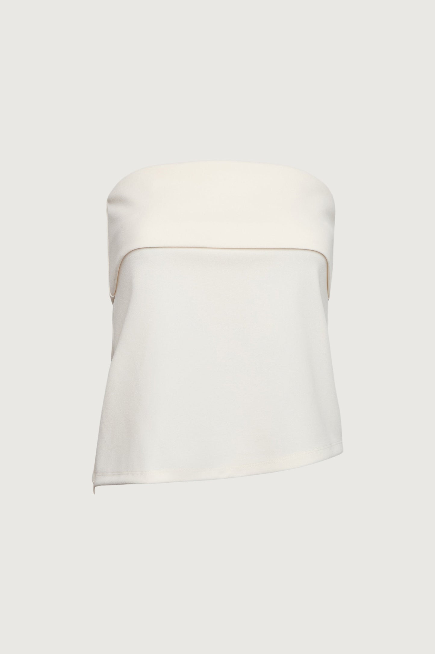 TUBE TOP WITH FOLD-OVER DETAIL