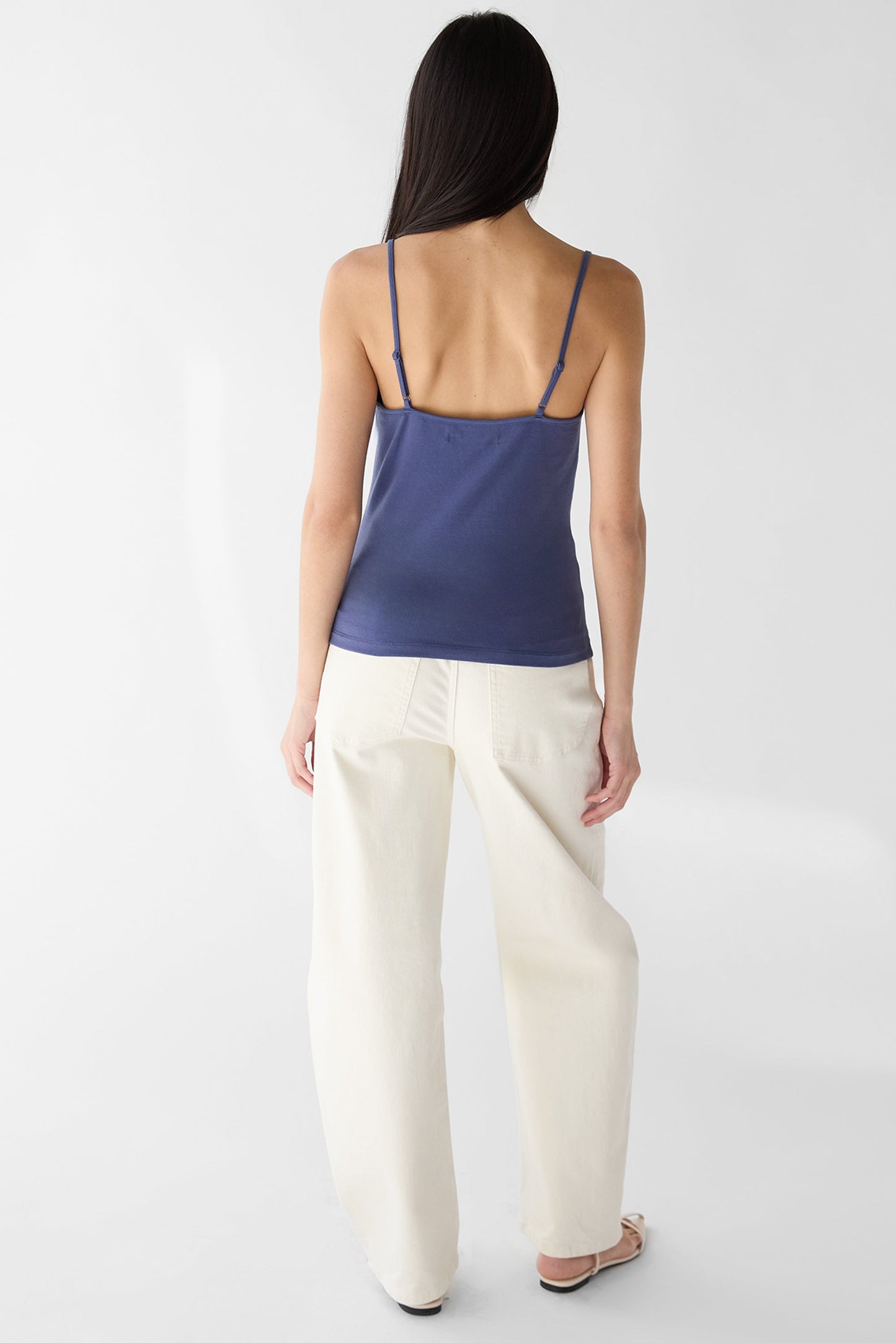 HIGH NECKLINE TANK TOP
