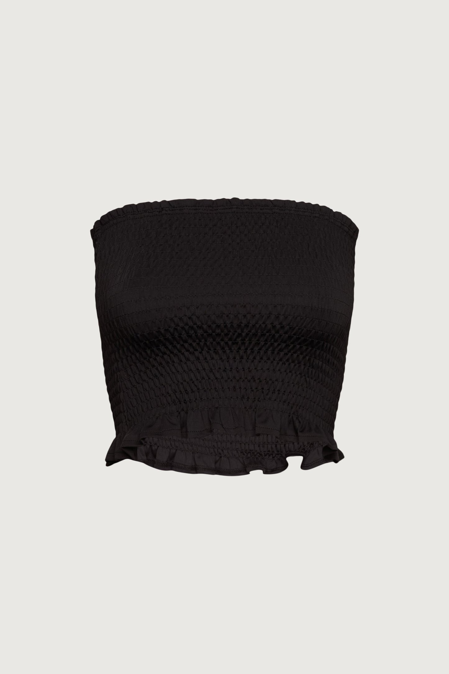 SMOCKED TUBE TOP