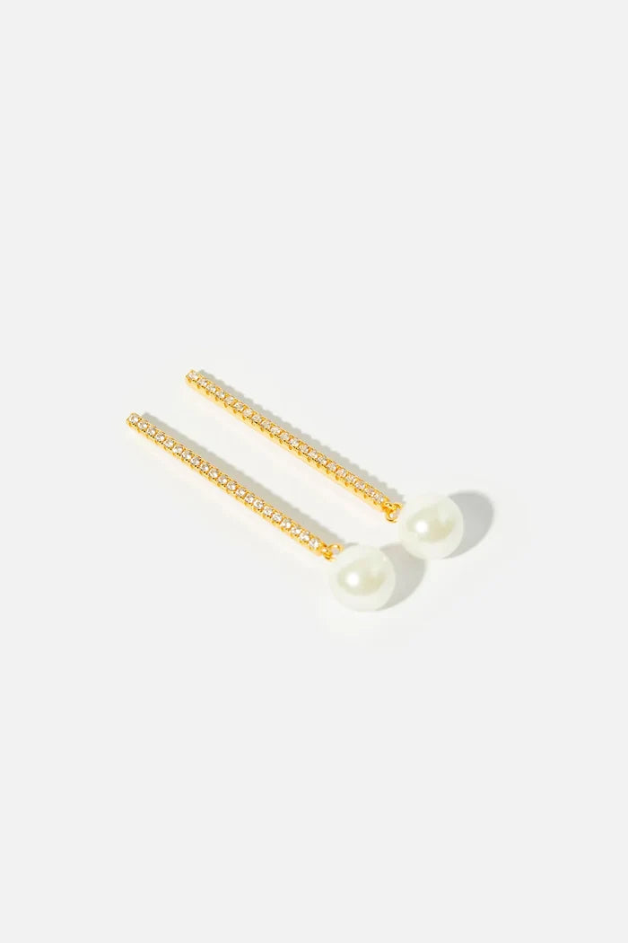 Amélie George Stella Earrings, Gold - Sample Condition