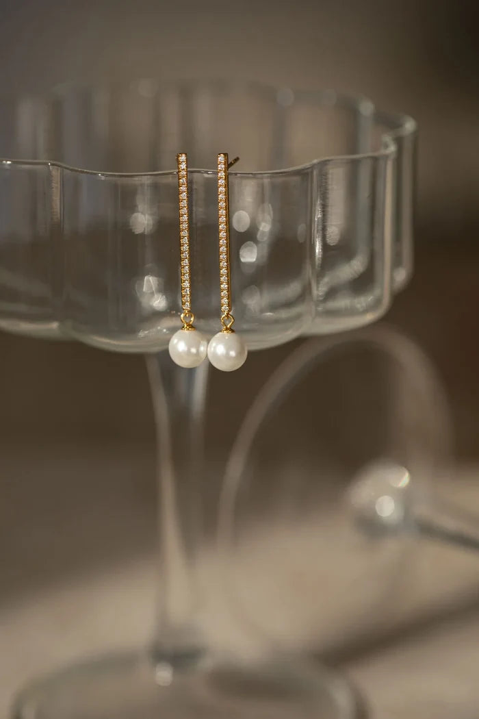 Amélie George Stella Earrings, Gold - Sample Condition