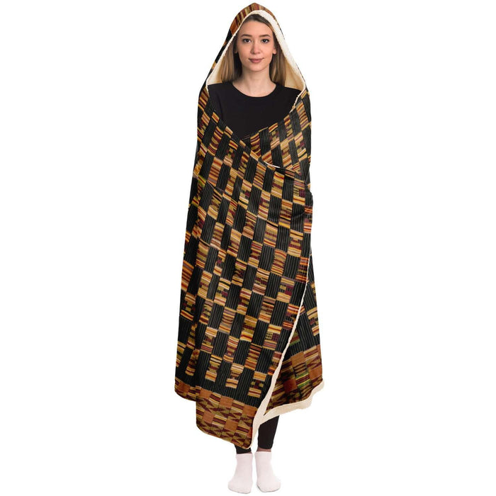 Asante Culture Inspired Hooded Blanket