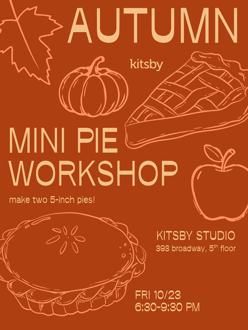 Autumn Mini Pies Workshop