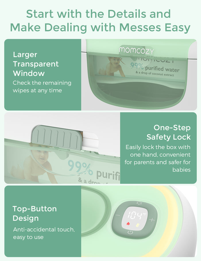 Baby-Care Bundle：Electric Nasal Aspirator & Electric Baby Nail File & Baby Wipe Warmer