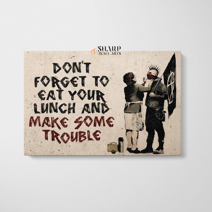 Banksy - Anarchist Punk and Mother - SharpWallArts