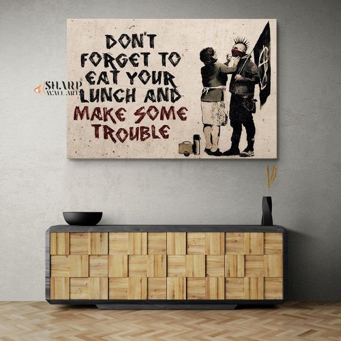 Banksy - Anarchist Punk and Mother - SharpWallArts